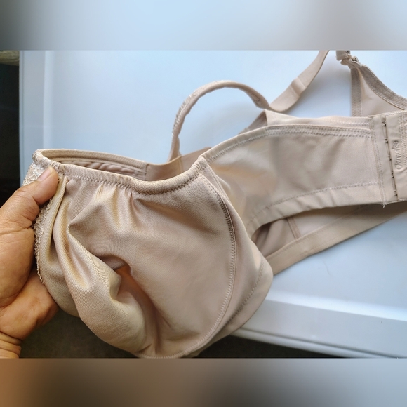 Glamorise MagicLift Seamless Wire-free everyday Bra - Cafe Nude Intimates sz 46G - Picture 8 of 17